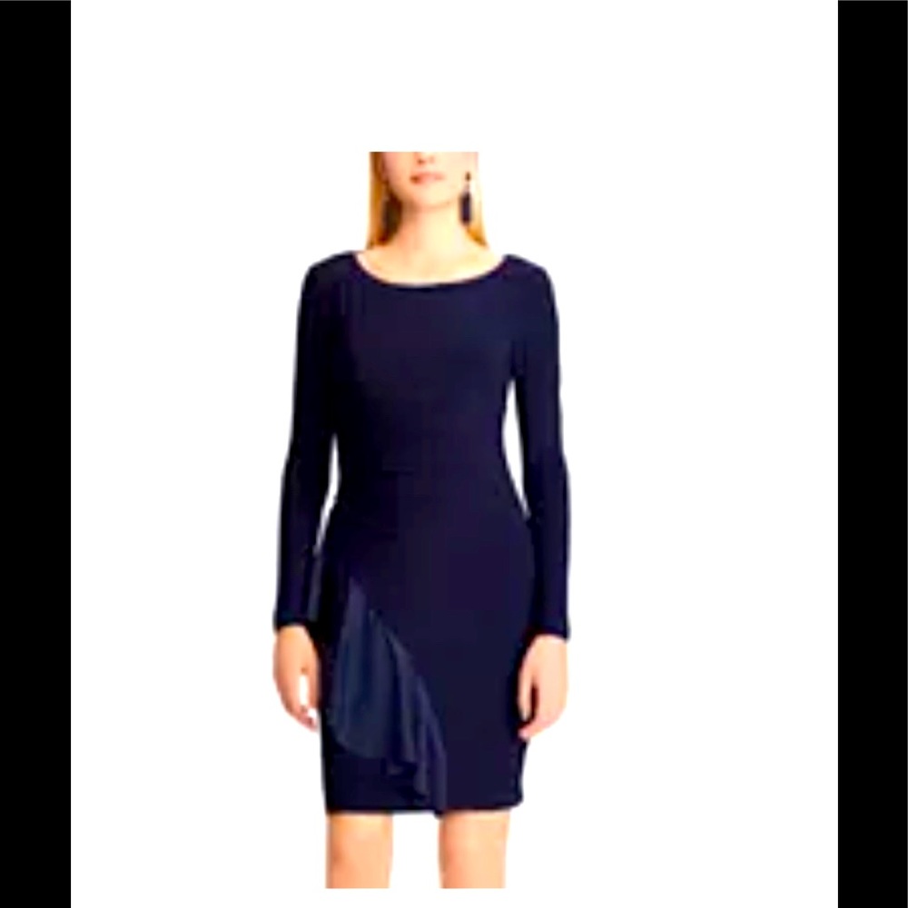 NWT Chaps Navy Blue Dress